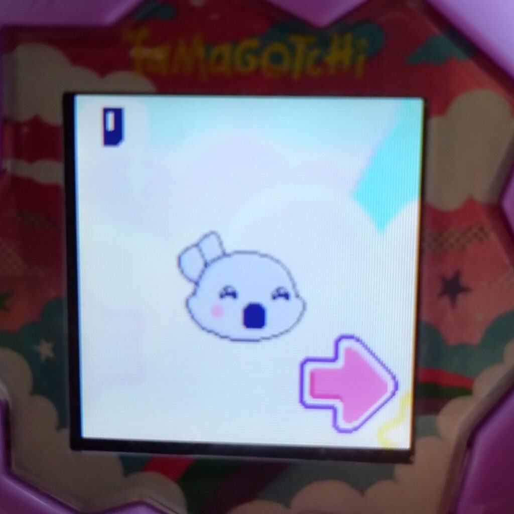 たまごっちパラダイスこっちむいてほい成功