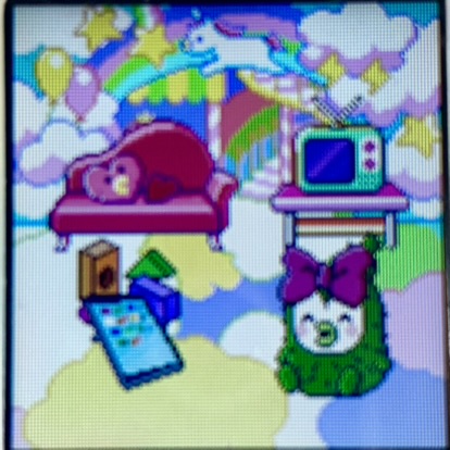 たまごっちユニ　たすたすっちお座り
